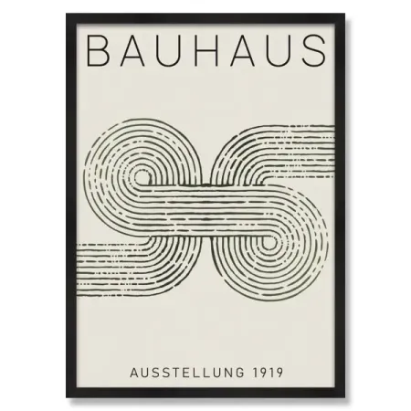 Картина с рамкой Postermarket Зеленая геометрия 50x70 см цвет зеленый