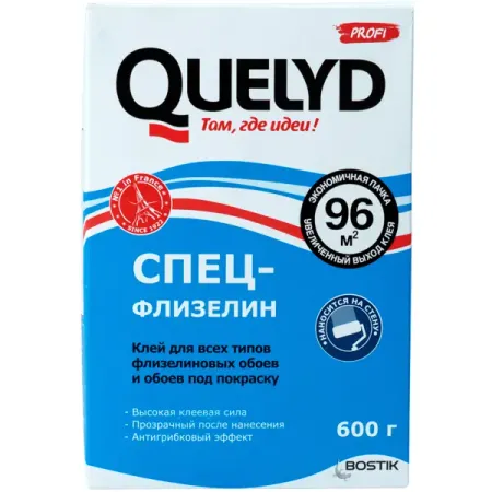 Клей для флизелиновых обоев Quelyd 96 м²