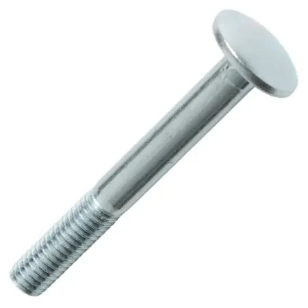 Болт мебельный DIN 607 6x50 мм оцинкованный на вес