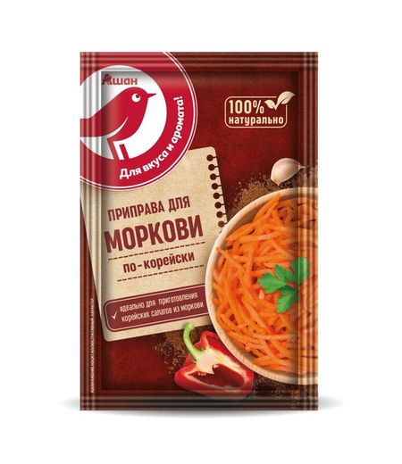 Приправа АШАН Красна птица для моркови по-корейски, 15 г