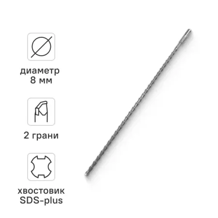 Бур по бетону SDS-plus Rage 560846 8x460 мм shdiatool полировальные накладки для мрамора и гранита 7 шт