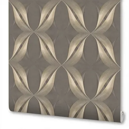 Обои флизелиновые Anturage Otto бежевые 1.06 м AN9010-15