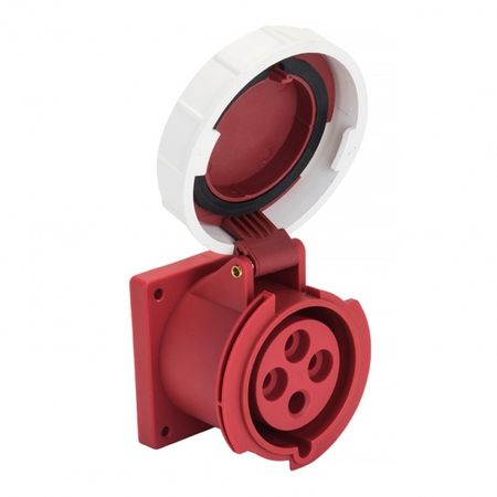 Розетка силовая настенная EKF PROxima с заземлением 3Р+РЕ 32 А 380 В IP67 (ps-3242-32-380) м и штерн силовая электроника расчеты и схемотехника