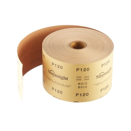 Наждачная бумага Sunmight Gold B312T 115 мм 50 м Р120 бумага миллиметровая рулон 878мм 10м