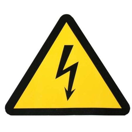 Наклейка знак электробезопасности EKF PROxima 50х50 мм Молния (110 шт.) (an-1-03)