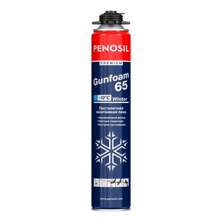 Пена монтажная профессиональная Penosil Premium Gunfoam 65 / Nordic Gunfoam 65 зимняя 870 мл