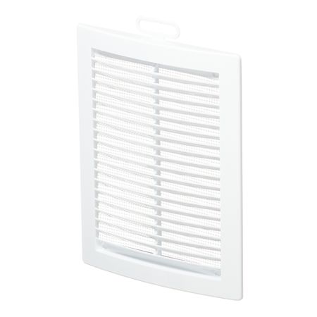 Решетка вентиляционная пластиковая приточно-вытяжная Era РЦ 150х200 мм с сеткой белая