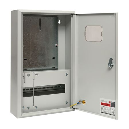 Щит учетно-распределительный навесной EKF PROxima ЩУРн 3/12 (Э) металлический IP31 500х300х120 мм 12 модулей с монтажной панелью