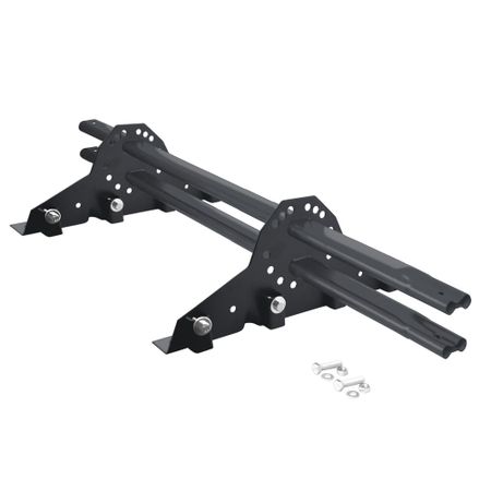 Снегозадержатель для фальцевой кровли трубчатый овальный Grand Line 1 м графитовый серый RAL 7024