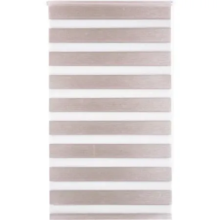 Штора рулонная день-ночь блэкаут Miamoza 50x160 см молочная прозрачные держатели для карточек pelsone 20 шт