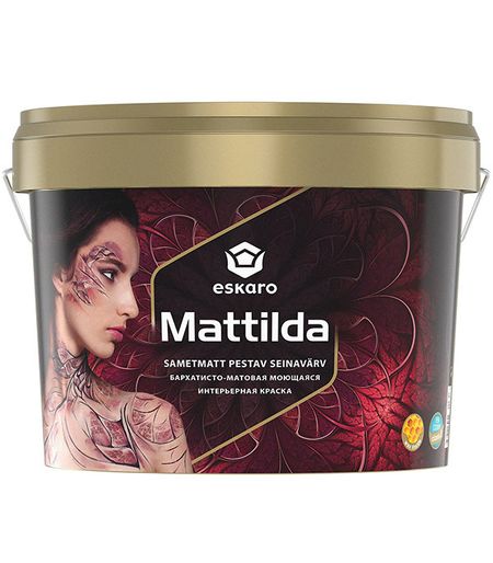 Краска моющаяся Eskaro Mattilda база TR бесцветная 9 л александр спиридонович пчелко арифметика учебник для первого класса начальной школы