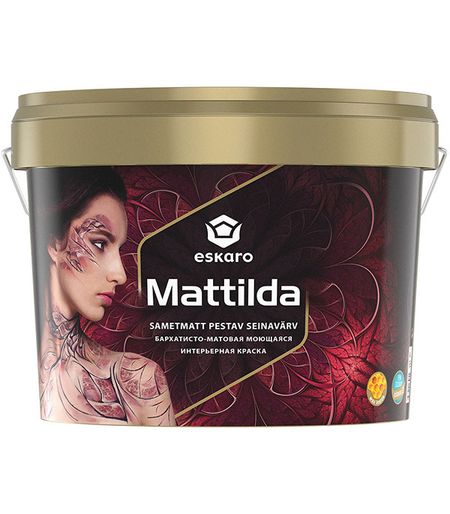 Краска моющаяся Eskaro Mattilda база А белая 9,5 л александр спиридонович пчелко арифметика учебник для первого класса начальной школы