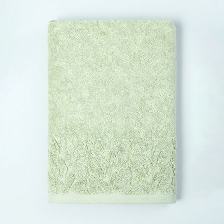 Полотенце махровое Луана/Luana, зеленое