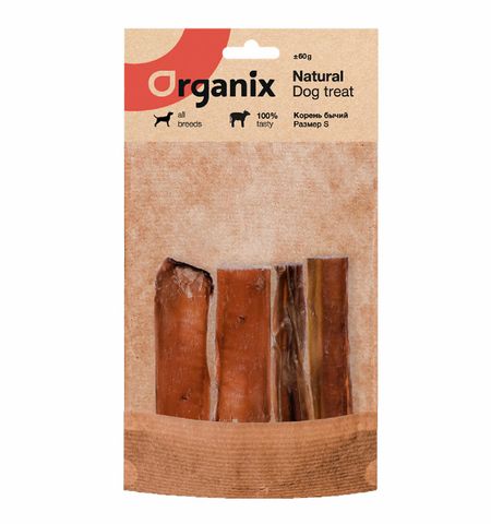 Еда Organix лакомства Премиум лакомство бычий корень S (60 г)