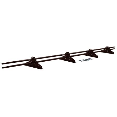 Снегозадержатель трубчатый овальный Grand Line 3 м темно-коричневый RR 32