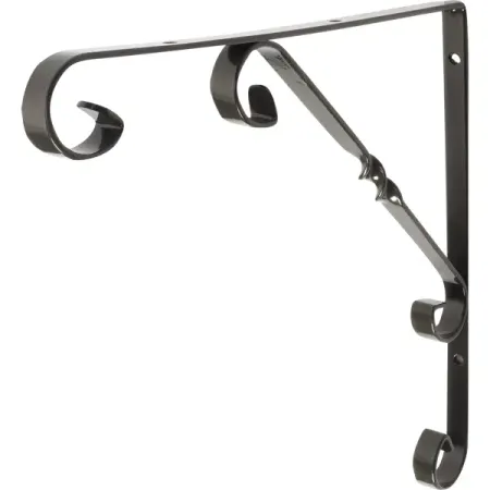 Кронштейн Орнамент 25х25 см нагрузка до 25 кг цвет бронза