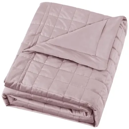 Покрывало Etna 240x220 см велюр цвет серо-сиреневый