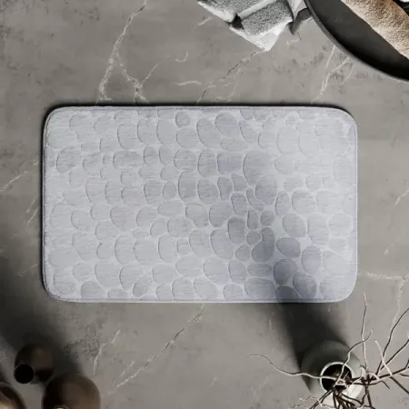 Коврик для ванной Vidage Каменка 50x80 см цвет светло-серый ручная педаль тормоза резиновый рукав нескользящий коврик для vw jette passat tiguan i golf 6 mk6 superb octavia 1k 0721173 1к 0721174