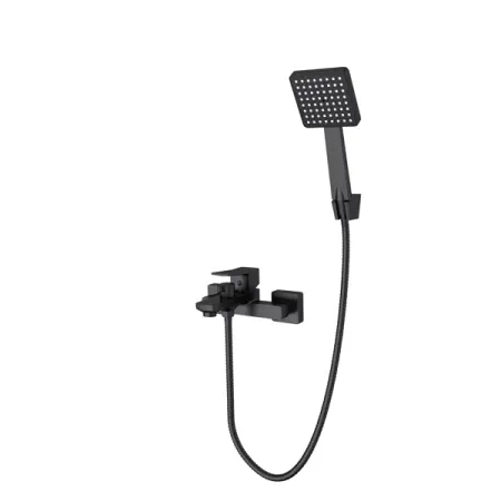 Смеситель для ванны Iddis BREBL00i02 однорычажный с лейкой и шлангом цвет черный переходник для шланга душа vibratite 3 4 1 2