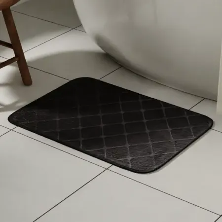 Коврик для ванной Vidage Ларго 50x80 см цвет темно-серый