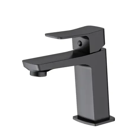 Смеситель для раковины Iddis Brent BREBL00i01 однорычажный цвет черный пробка для ванны и раковины рыжий кот universal тпр в ассортименте