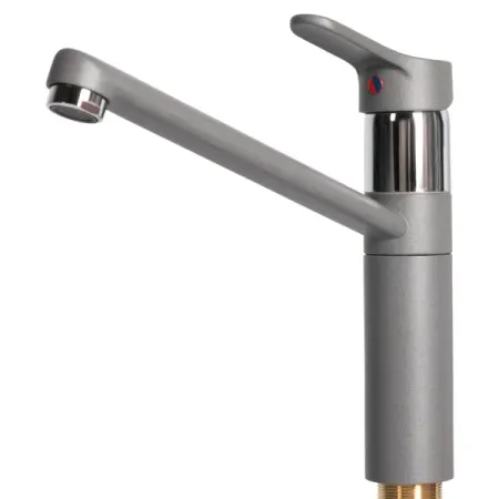 Смеситель для кухни Vidima Scorpio общая высота 20.7 см цвет серый