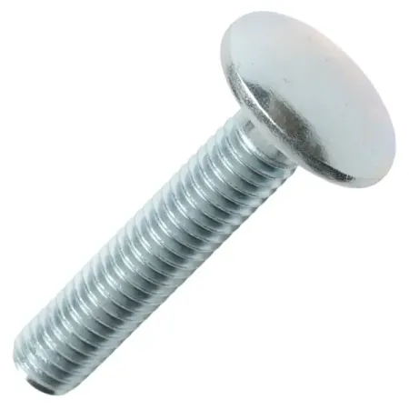 Болт мебельный DIN 607 6x30 мм оцинкованный на вес