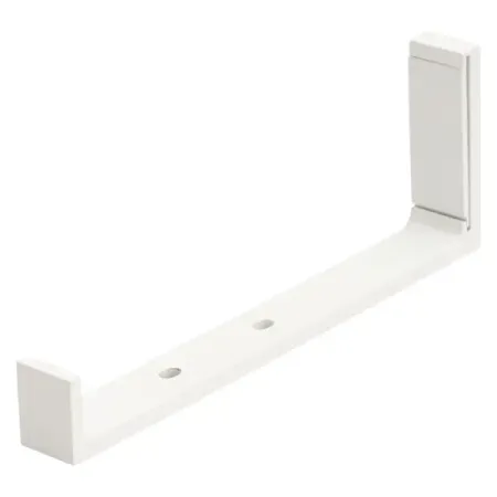 Держатель Orbis Квадро для второй штанги алюминий цвет белый 18 см введение в чтение корана второй учитель муалллими сани