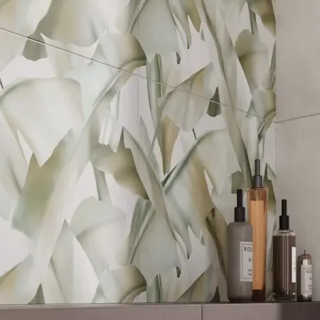 Плитка настенная Cersanit Cascada Листья 29.8x59.8 см 1.425 м² матовая цвет бежево-зеленый