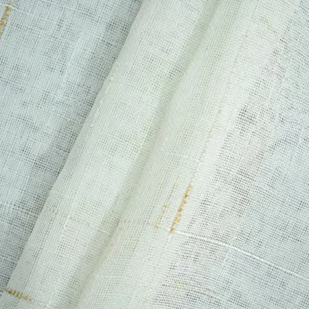 Тюль 1 м/п лен 280 см цвет молочный снуд для девочки прикиндер пудра молочный 1 шт в ассортименте