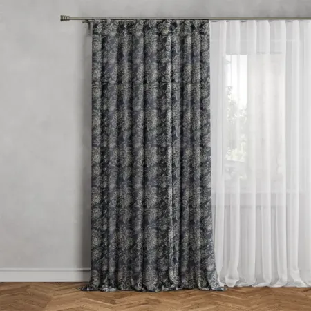 Штора на ленте Беатрис 200x280 см цвет синий беатрис хелен поттер сказка про кролика питера