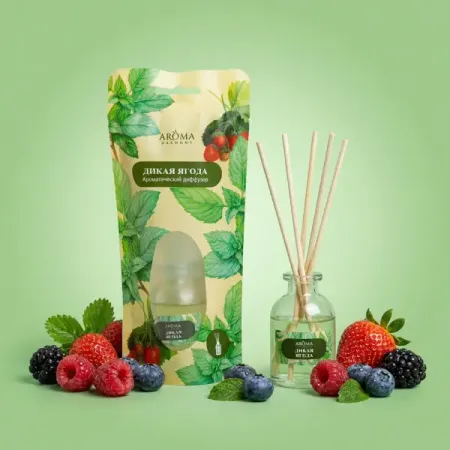 Ароматический диффузор Aroma Harmony Дикая ягода 30 мл aroma harmony волшебный вечер диффузор 30 мл и свеча 60г