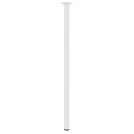 Ножка для мебели круглая ⌀30 мм 80 см металл белая черные нейлоновые винты m2 m2 5 m3 m4 m5 m6 m8 с круглой головкой