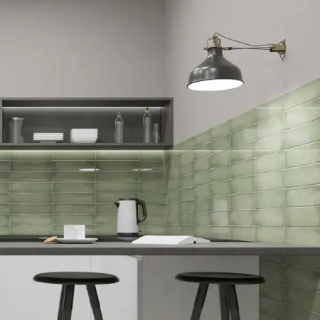 Плитка настенная Azori Cruise Fresh 31.5x63 см 1.79 м² глянцевая цвет зеленый чай   chai fresh французский эрл грей 18 шт