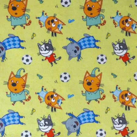 Ковровое покрытие Роял Тафт Three cats полиамид ширина 4 м 310_6700 цвет зеленый