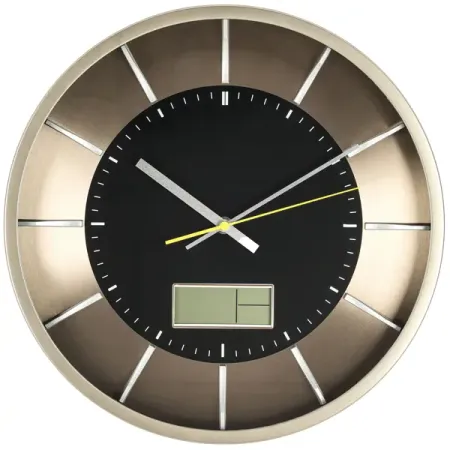 Часы настенные Dream River круглые металл цвет черный бесшумные ø35 см копилка бочка облачко big dream 10х9 металл 12 21695 s1