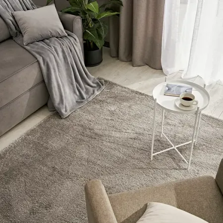 Ковер KREAFORTA Shaggy Bosfor 160x230 см полипропилен цвет серый