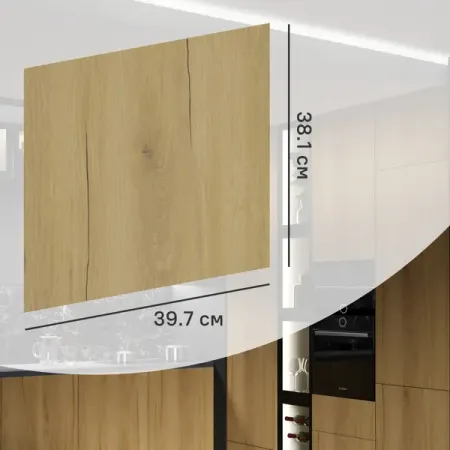 Фасад выдвижного ящика Верея 39.7x38.1 см DELINIA ID ЛДСП цвет Светлое дерево статуэтки кирин из дерева qianfaneives пара