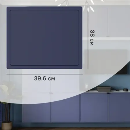 Дверь для шкафа Лион Амьен 39.6x38x1.9 см МДФ цвет индиго лион фейхтвангер лже нерон иеффай и его дочь