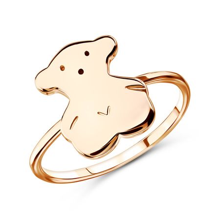 Серебряное детское кольцо Мишка с позолотой антон владимирович соя мишка ледышка