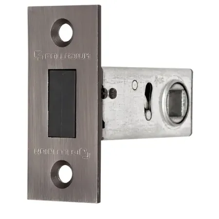 Защелка межкомнатная 100-М 70x20 мм сталь цвет графит защелка межкомнатная fuaro m12 50 25 магнитная бронза