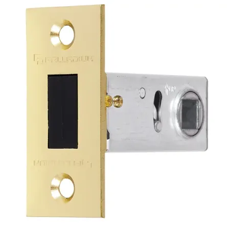 Защелка межкомнатная магнитная 100-М 70x20 мм сталь цвет золото