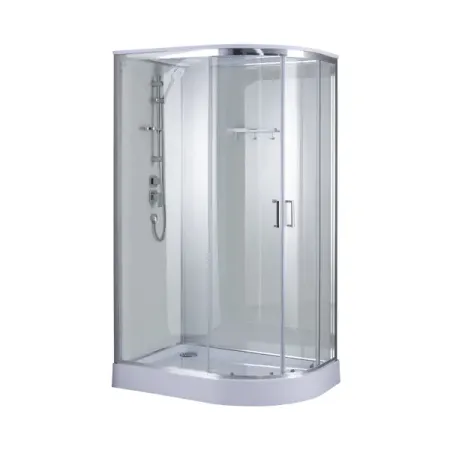 Душевая кабина с крышей KONSENSA Борнео низкий поддон 120x80 см левая кабина душевая omega 90x90x215см г м низкий поддон 1 4 круга