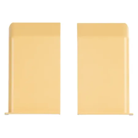 Крышка 43x13x72 мм пластик цвет бежевый 2 шт. крышка зеркала заднего вида из углеродного волокна   для bmw e46 e65 e66 e67 2001 2002 2003 2004 2005 2006 760li 730li 740li