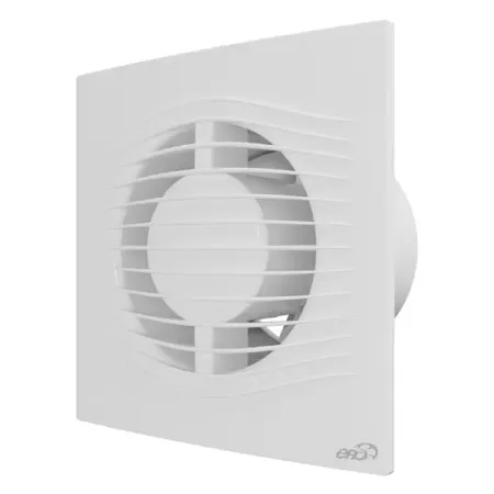 Вентилятор осевой вытяжной Era Amazing D100 мм 25 дБ 90 м3/ч обратный клапан цвет белый прозрачный обратный клапан shsmfc 20 110 мм