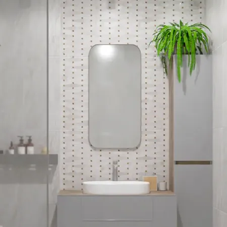 Декор настенный Azori Portu Lazio Perla 31.5x63 см матовый цвет серый