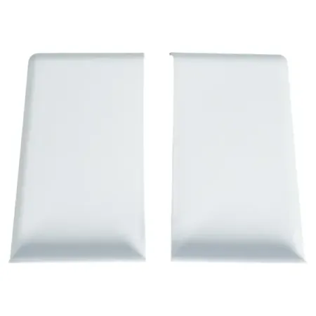 Накладка 39x26x67 мм пластик цвет белый 2 шт накладка на зеркало заднего вида из абс пластика для haval dargo 2021 2022 2023