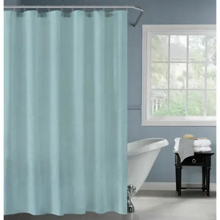 Штора для ванной Swensa Istra 180x180 см полиэстер цвет бирюзовый