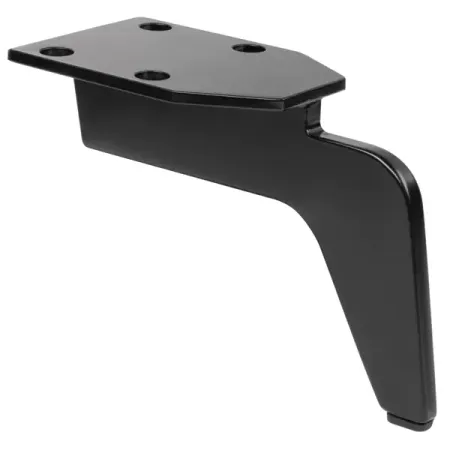 Ножка для мебели круглая ⌀100 15 см сталь черная для toyota gr yaris 20 регулируемая заготовка алюминиевого зеркала заднего вида riser v2 0