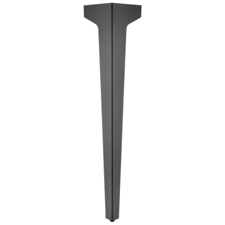 Ножка для мебели регулируемая круглая 720x135 мм сталь цвет черная нагрузка до 50 кг регулируемая отвертка onnfang ной сплав 4 мм